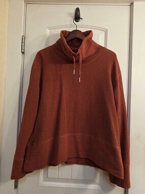 Orvis Textured Cowl-Neck Pullover Women's XL